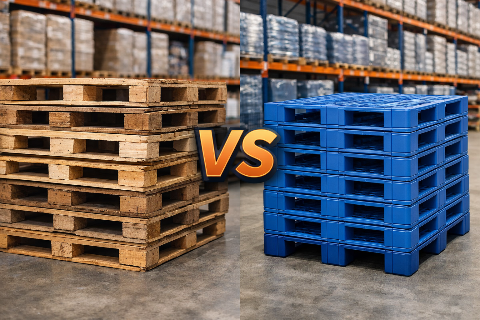 Wooden Pallets vs Plastic Pallets: Which is Right for Your Industry?